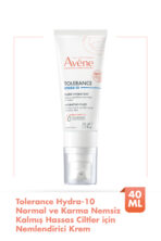 Tolerance Hydra-10 Normal ve Karma Nemsiz Kalmış Hassas Ciltler için Nemlendirici Krem 40 ml